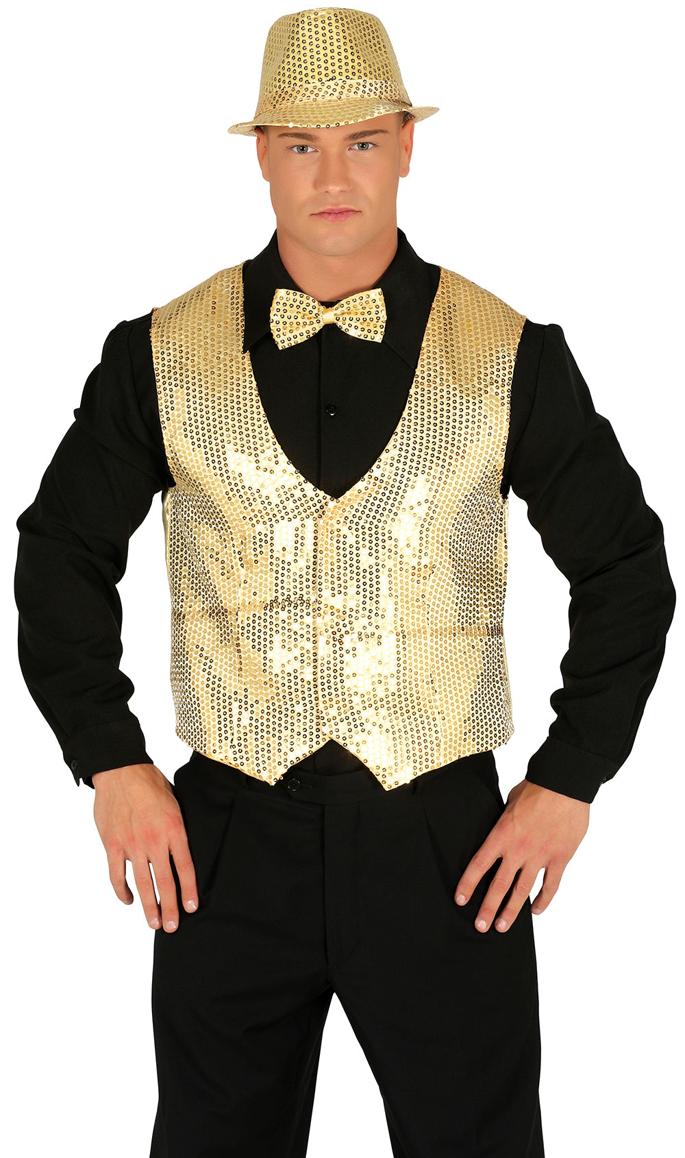 SEQUINED WAISTCOAT