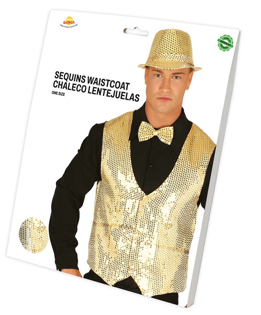 SEQUINED WAISTCOAT
