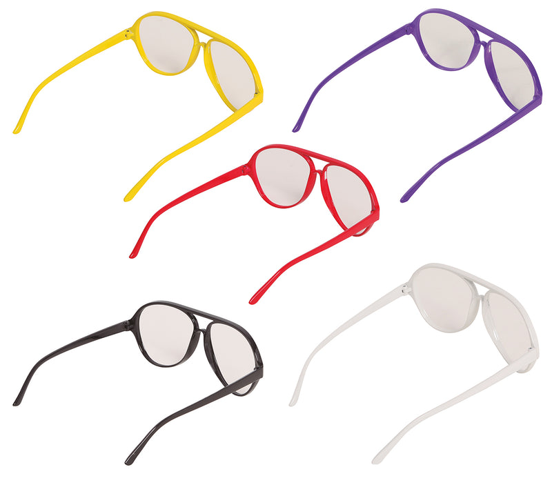 70'S/80'S GLASSES ASSORTED COLORS