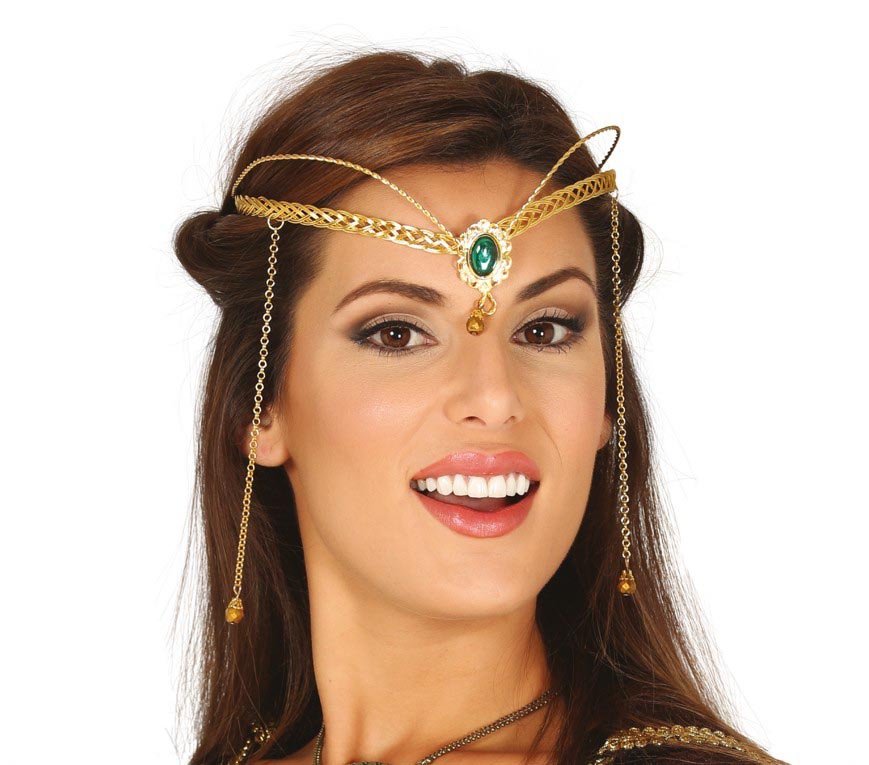MEDIEVAL GOLDEN METAL TIARA