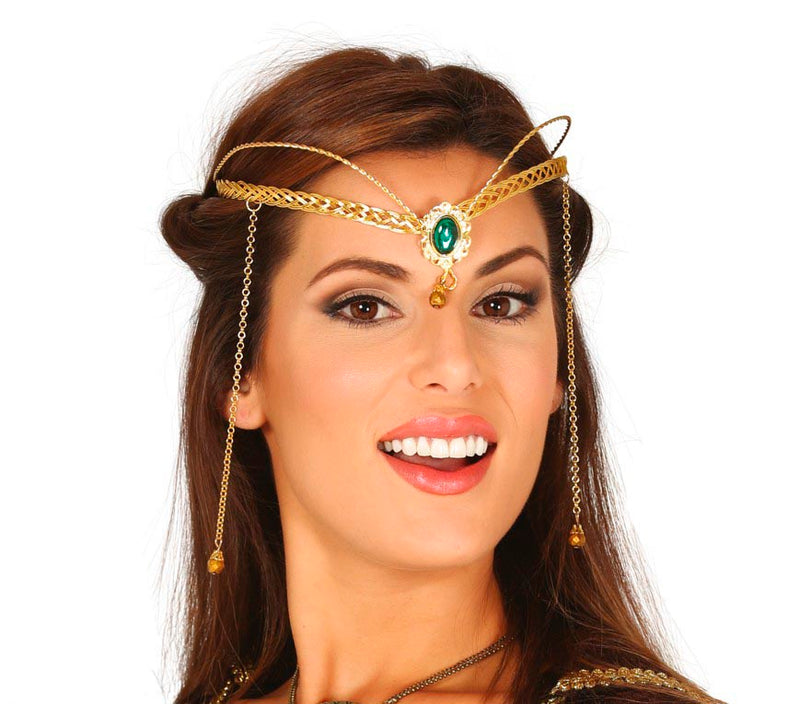 MEDIEVAL GOLDEN METAL TIARA