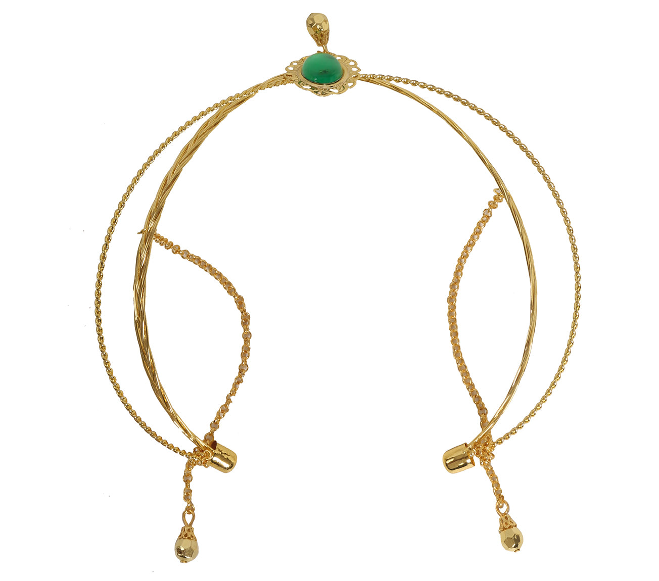 MEDIEVAL GOLDEN METAL TIARA