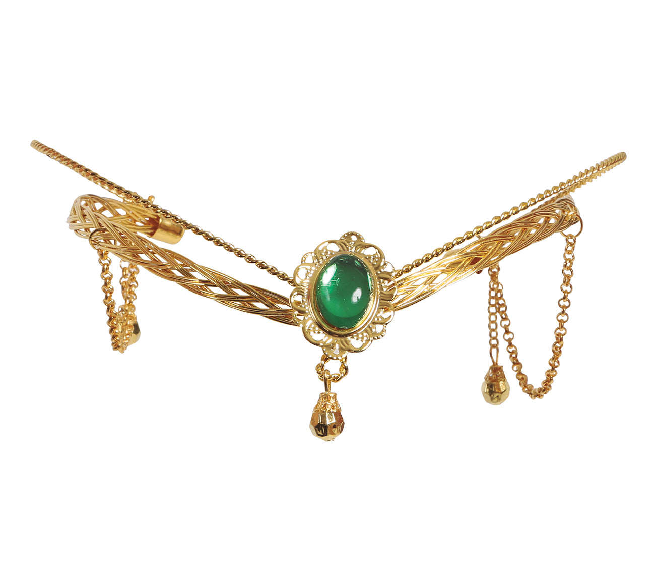MEDIEVAL GOLDEN METAL TIARA