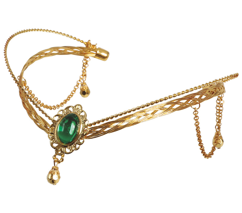 MEDIEVAL GOLDEN METAL TIARA