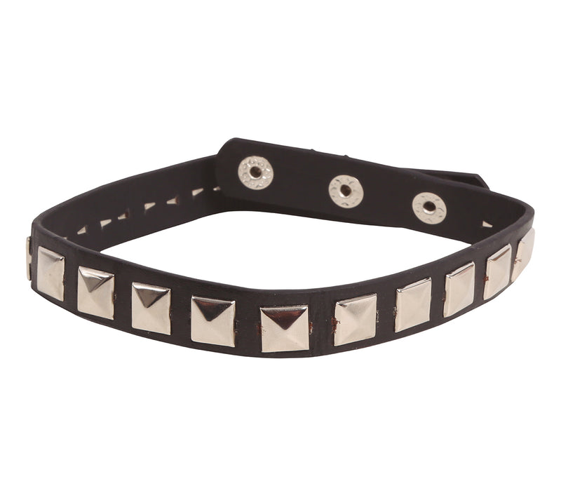 BLACK PUNK NECKLACE 44 CM
