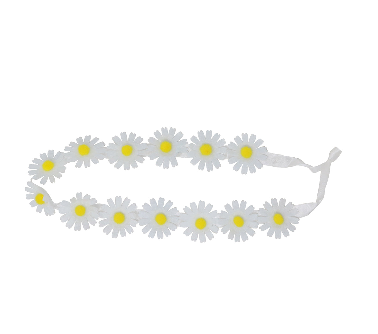 WHITE FLOWERS HEADBAND