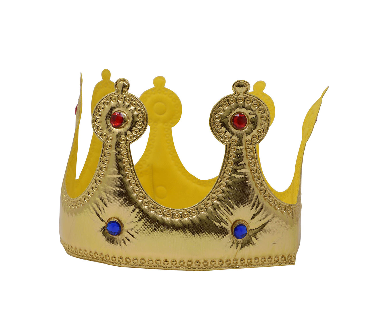 FABRIC CHILD KING CROWN GOLDEN