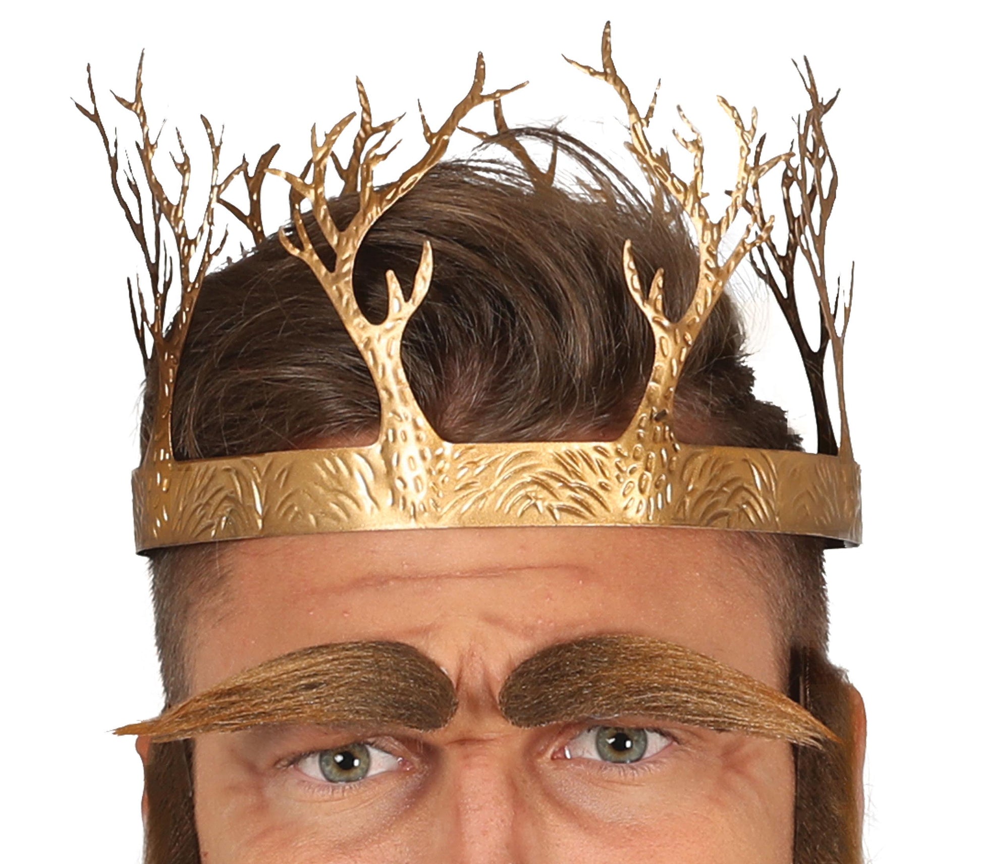 MEDIEVAL METAL KING CROWN GOLDEN