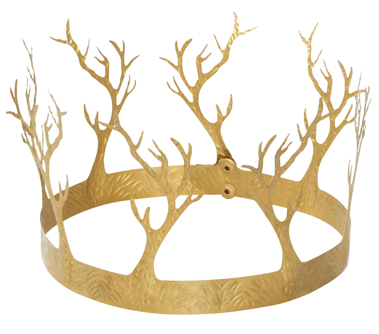 MEDIEVAL METAL KING CROWN GOLDEN