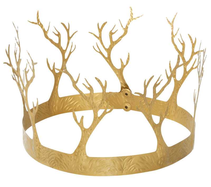 MEDIEVAL METAL KING CROWN GOLDEN