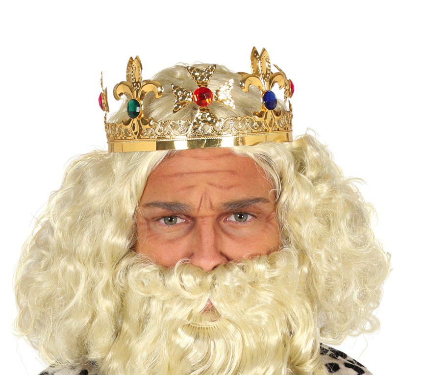 GOLDEN METAL KING CROWN
