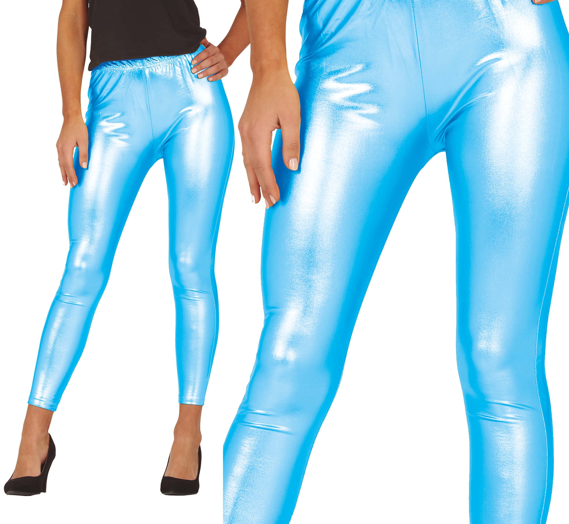 METALLIC LEGGINGS