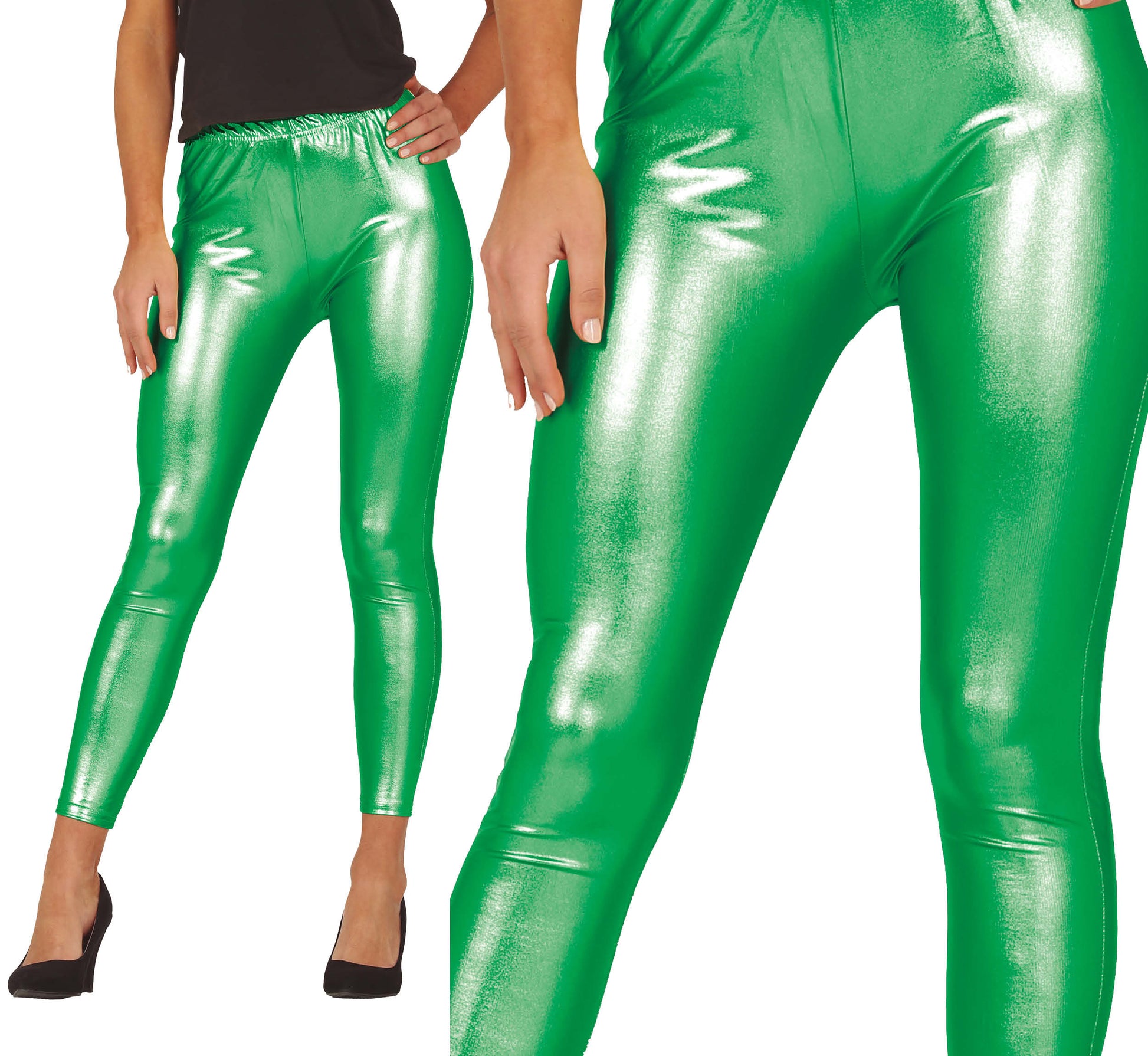 METALLIC LEGGINGS