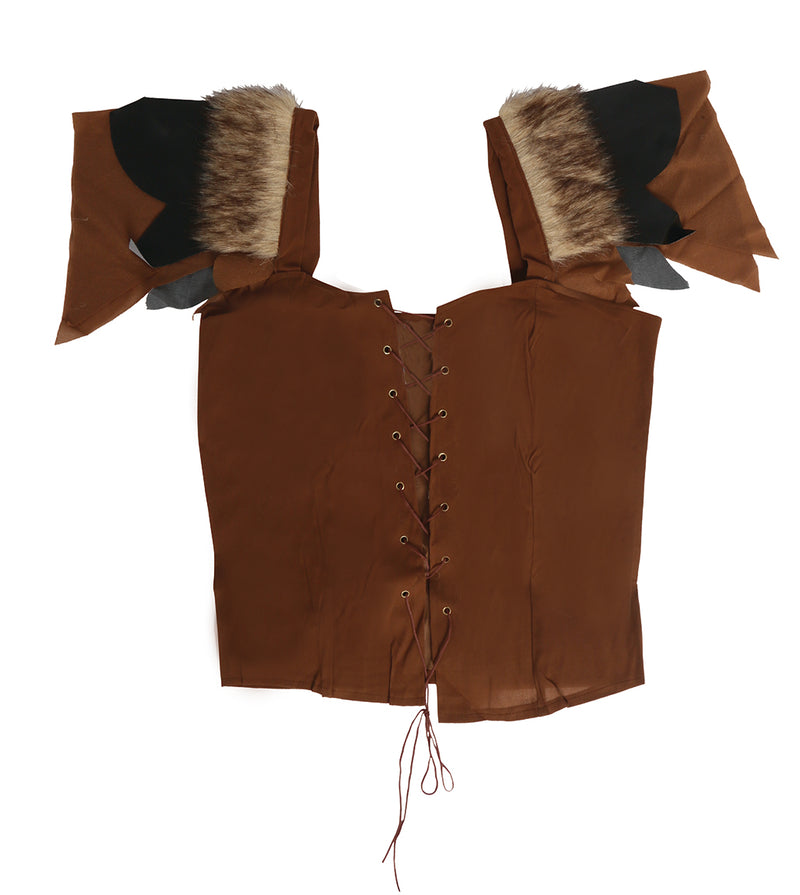 LADY LEATHER WAISTCOAT