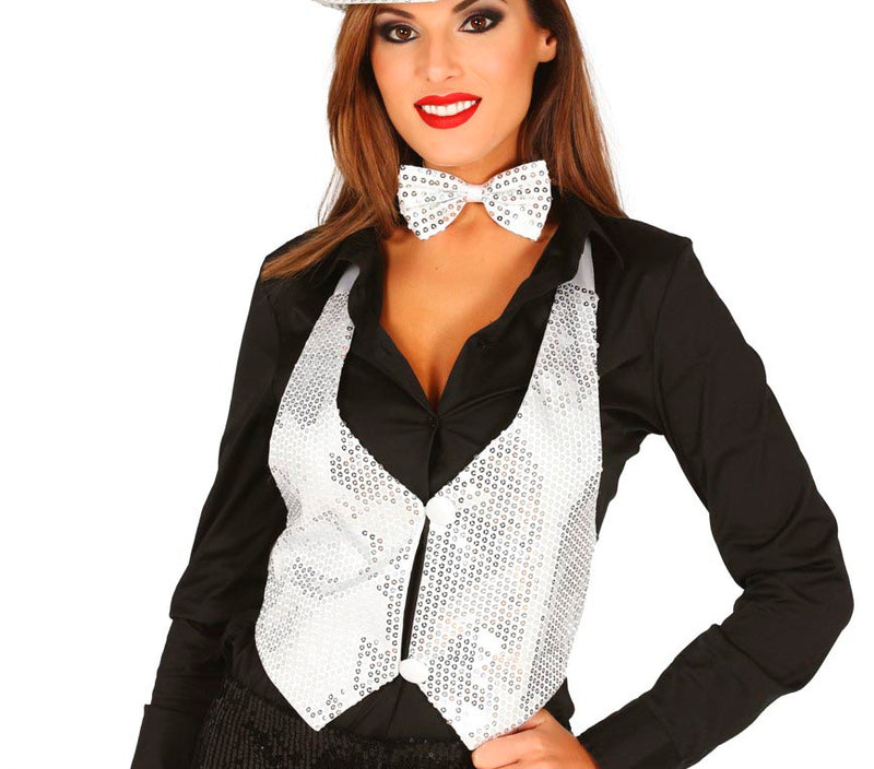 LADY SEQUINED WAISTCOAT