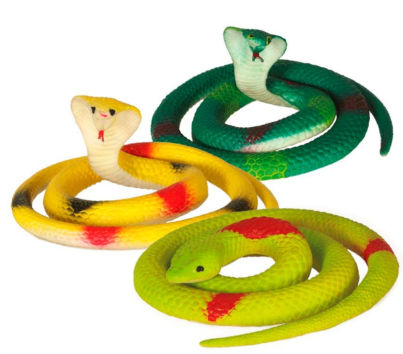 ASSORTED LATEX SNAKES 70 CMS