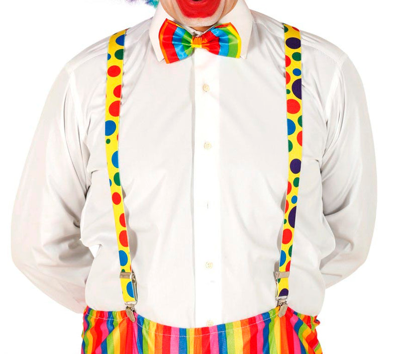 CLOWN BRACES WITH SPOTS