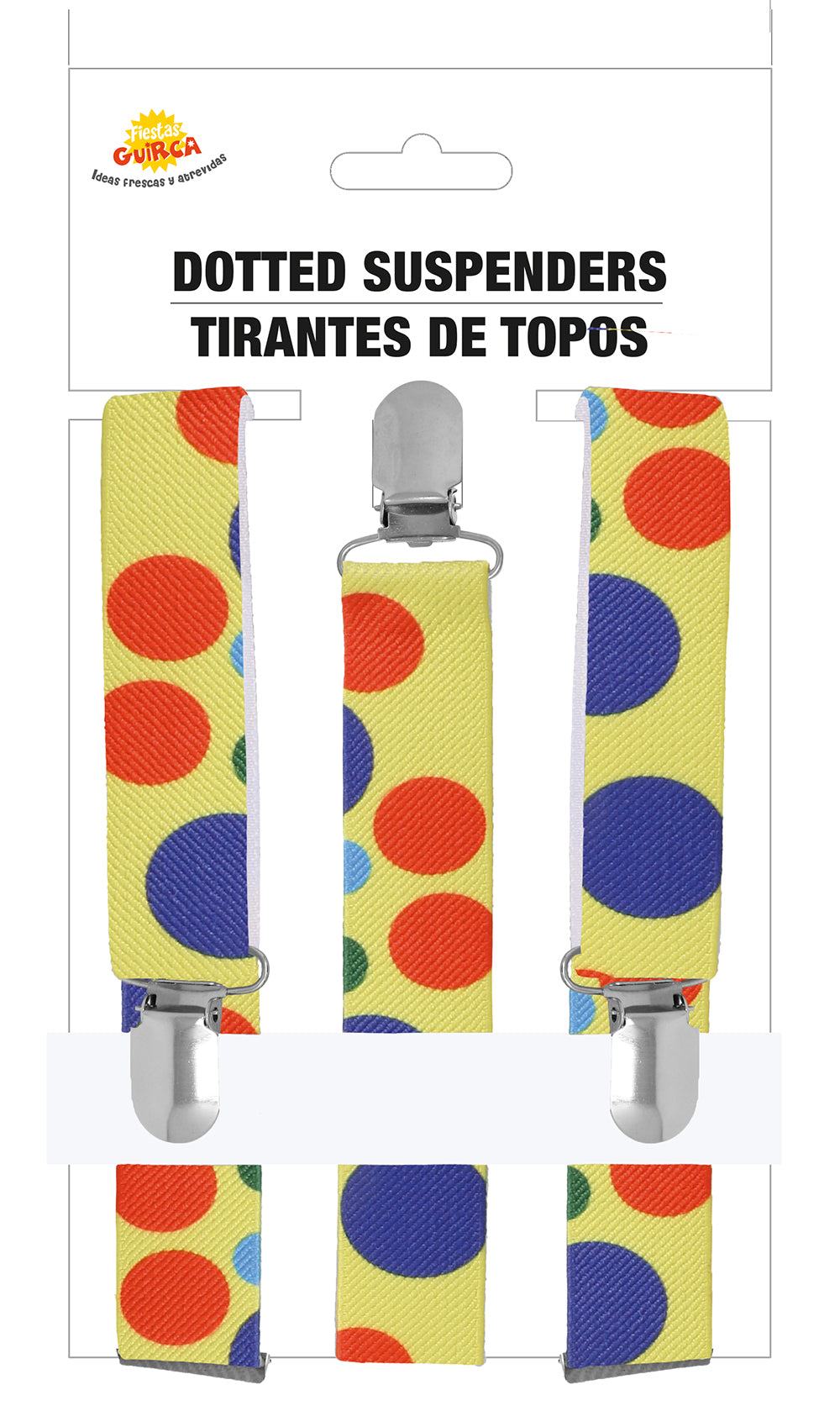 CLOWN BRACES WITH SPOTS