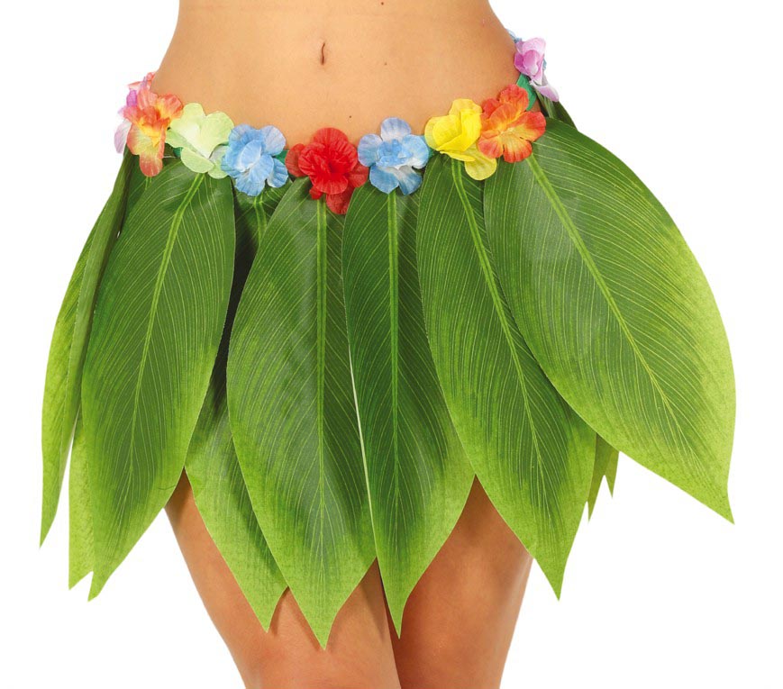 HAWAIIAN SKIRT LEAVES 38 CMS.