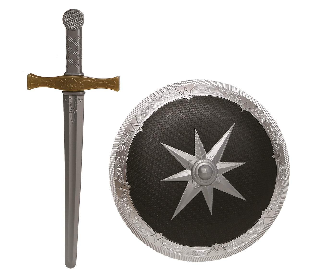 MEDIEVAL SHIELD 35 CMS. AND SWORD 50 CMS