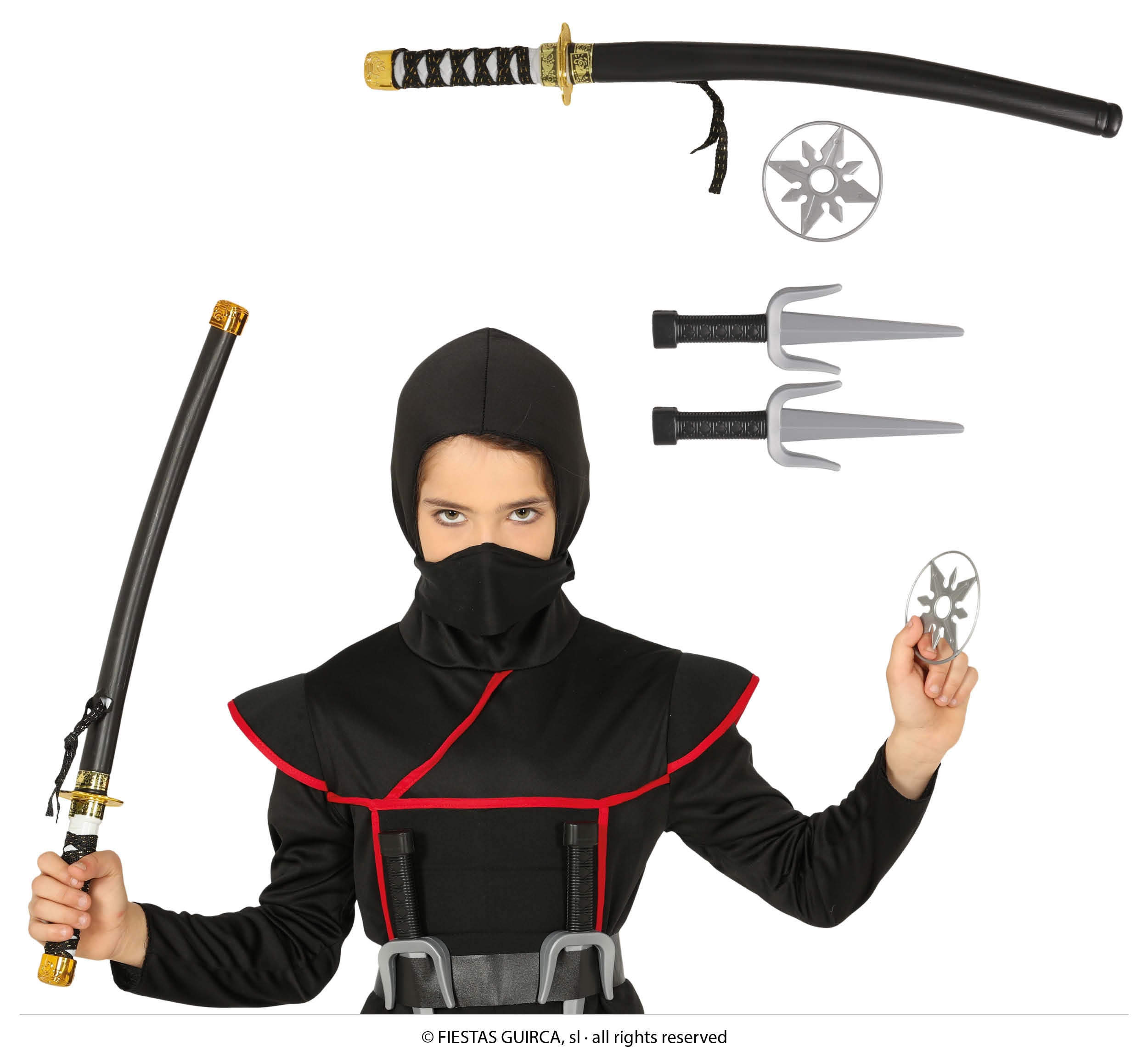 SET NINJA WITH JAPANESE SABRE