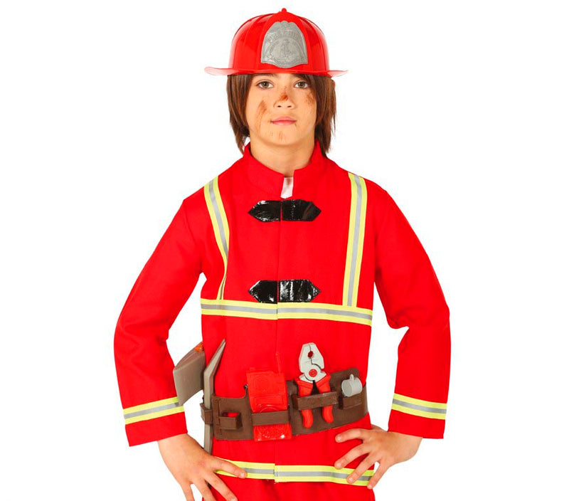 FIREMAN BELT WITH HELMET