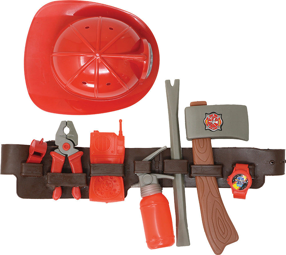 FIREMAN BELT WITH HELMET