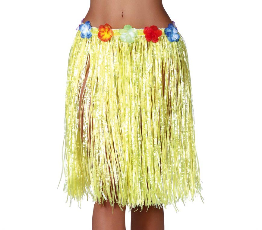HAWAIIAN SKIRT FLOWERS, 55 CM
