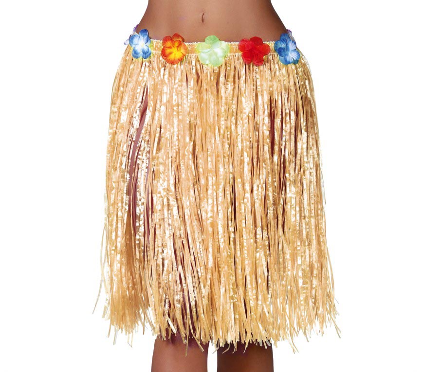 HAWAIIAN SKIRT FLOWERS, 55 CM