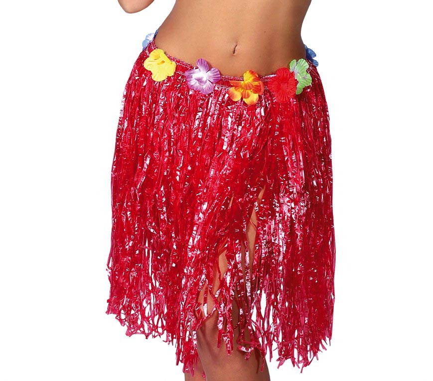 HAWAIIAN SKIRT FLOWERS, 55 CM