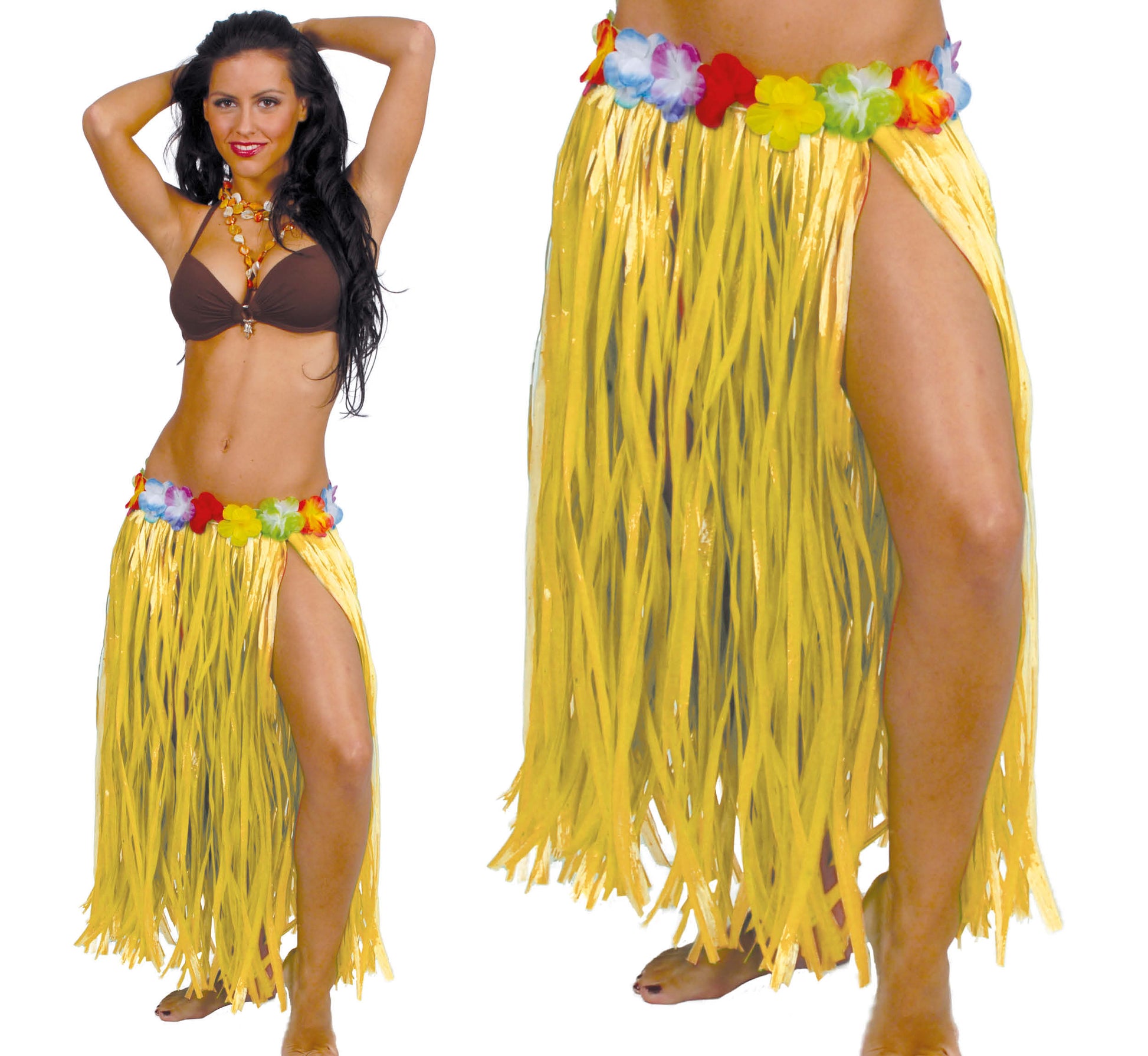 HAWAIIAN SKIRT FLOWERS, 75 CM