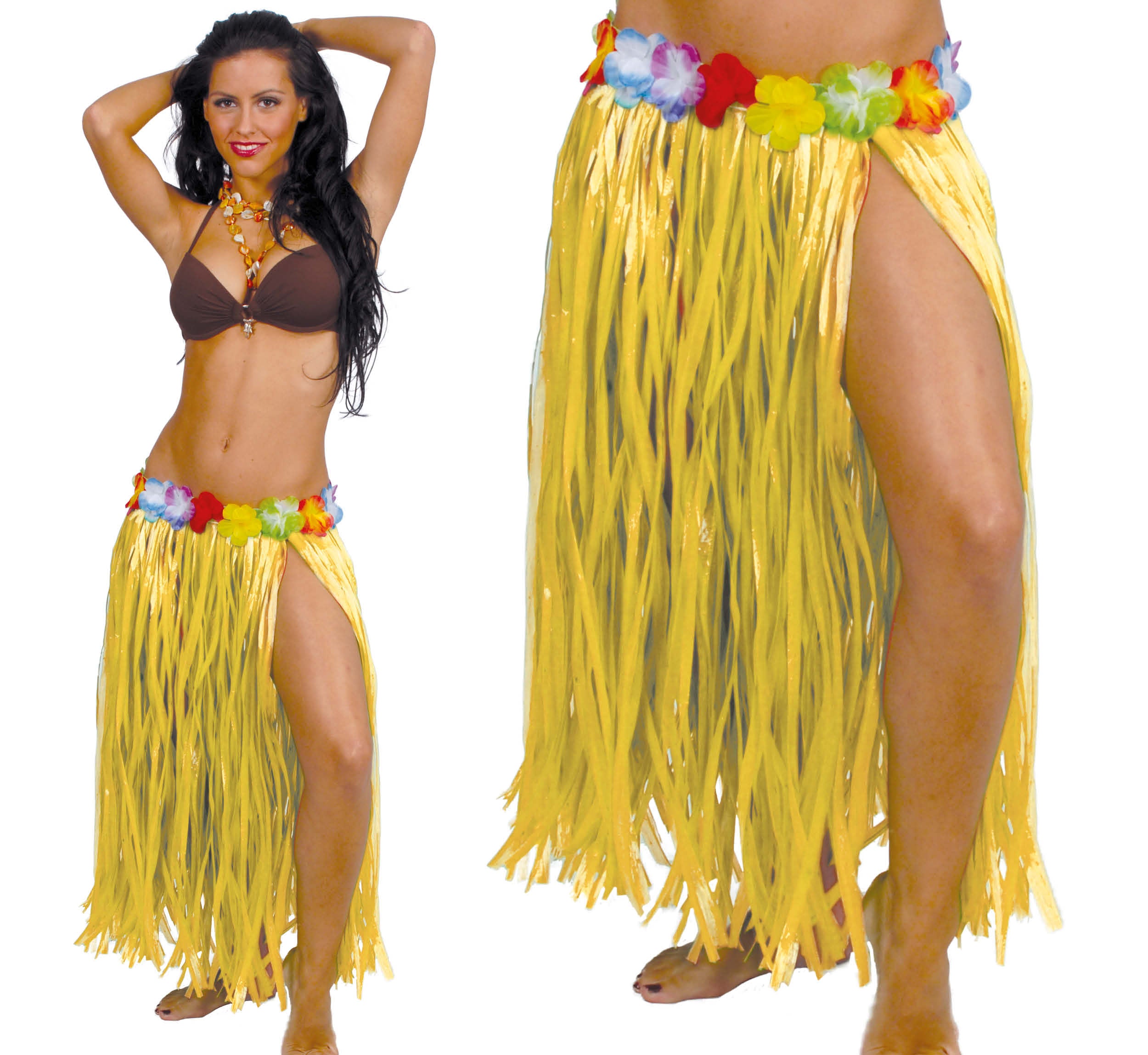 HAWAIIAN SKIRT FLOWERS, 75 CM