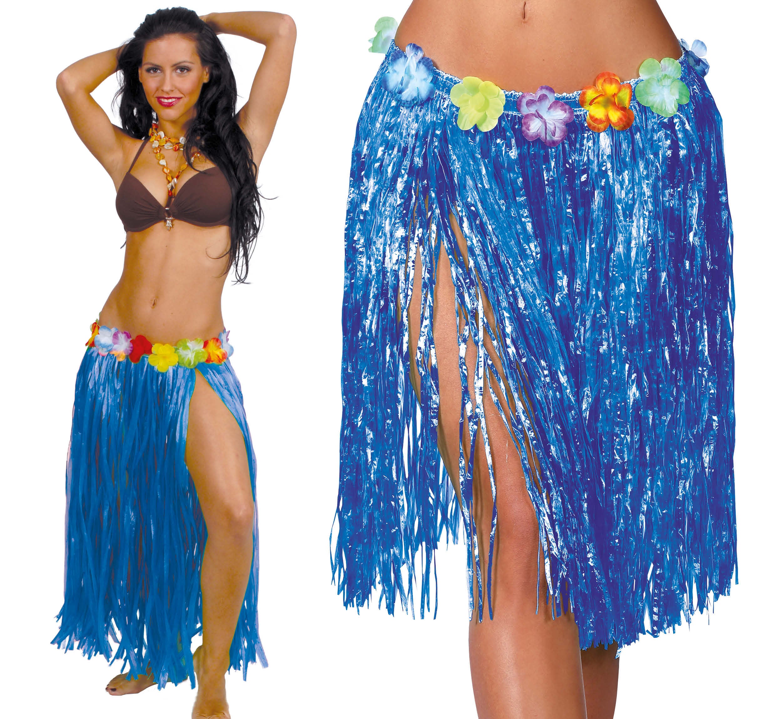 HAWAIIAN SKIRT FLOWERS, 75 CM