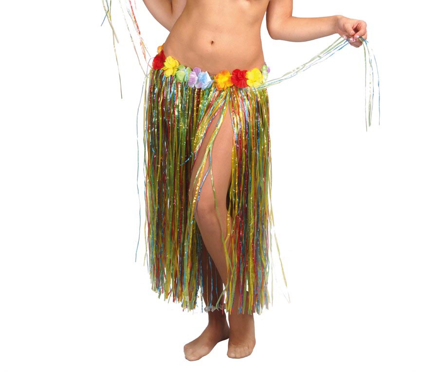 HAWAIIAN SKIRT FLOWERS, 75 CM