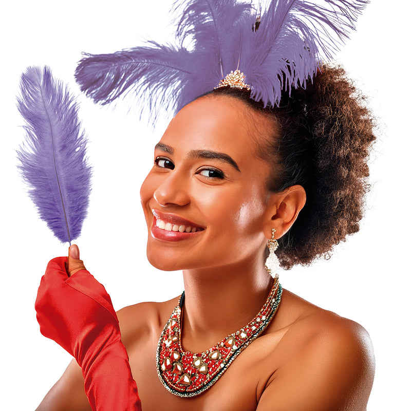 BAG 12 OSTRICH FEATHERS 30 CMS