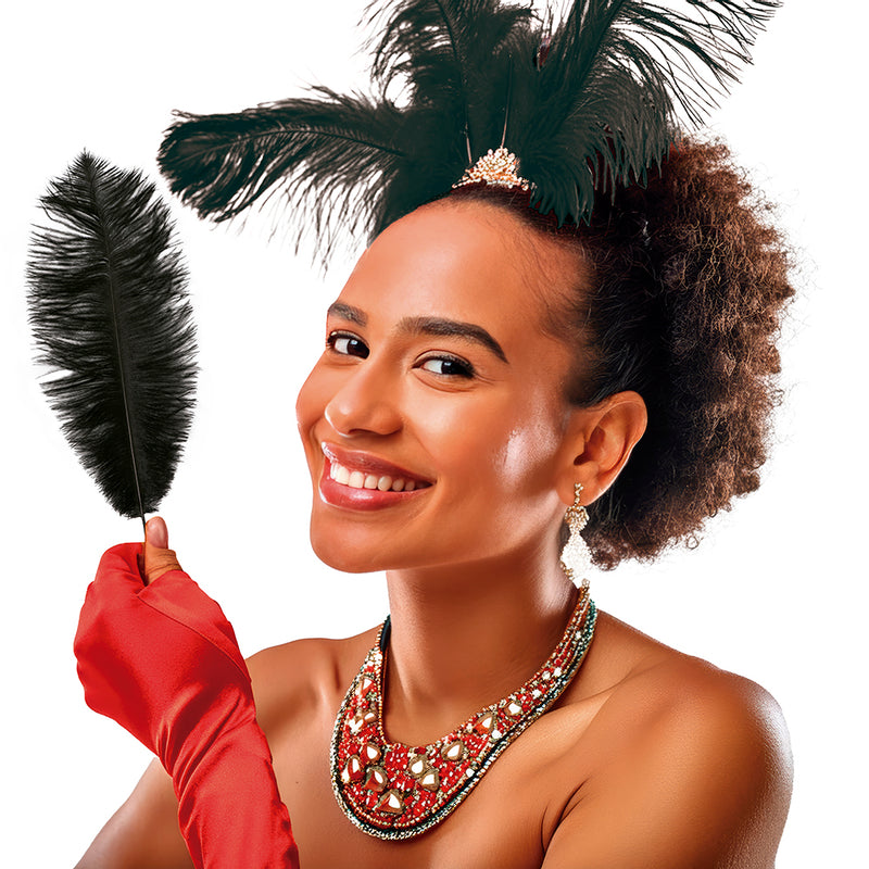 BAG 12 OSTRICH FEATHERS 30 CMS