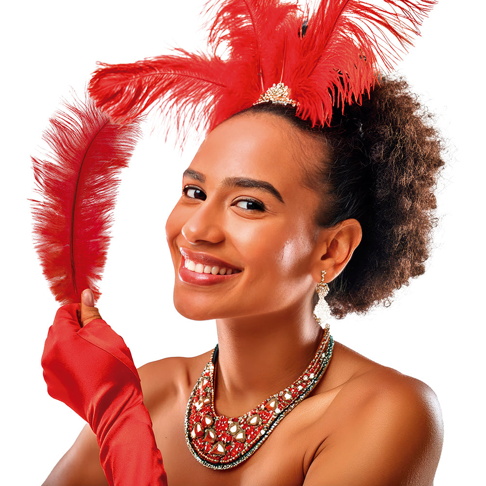 BAG 12 OSTRICH FEATHERS 30 CMS