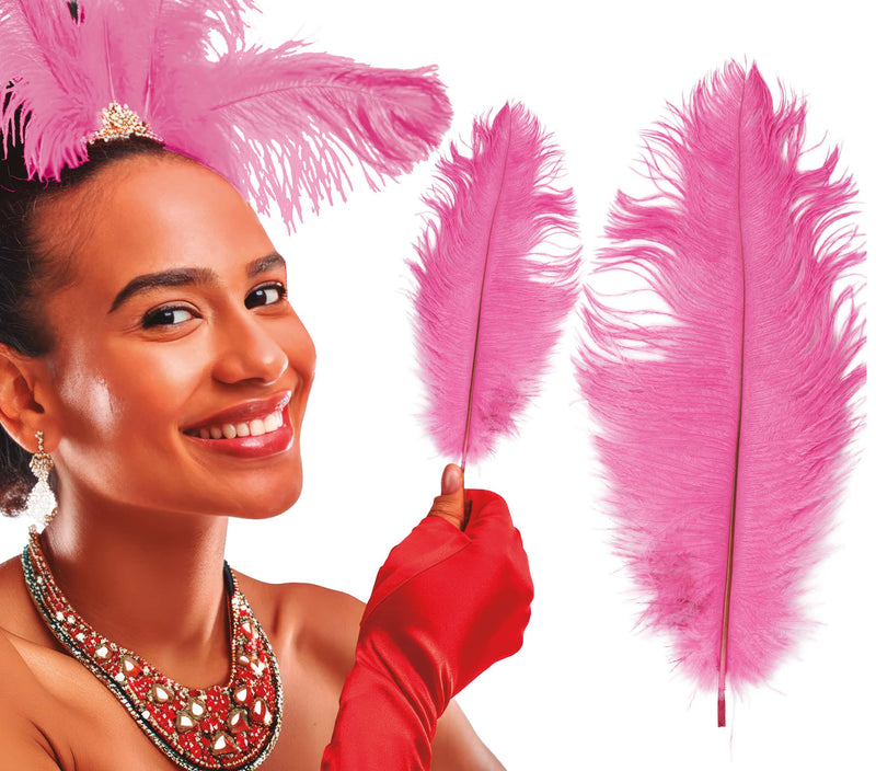 BAG 12 OSTRICH FEATHERS 30 CMS