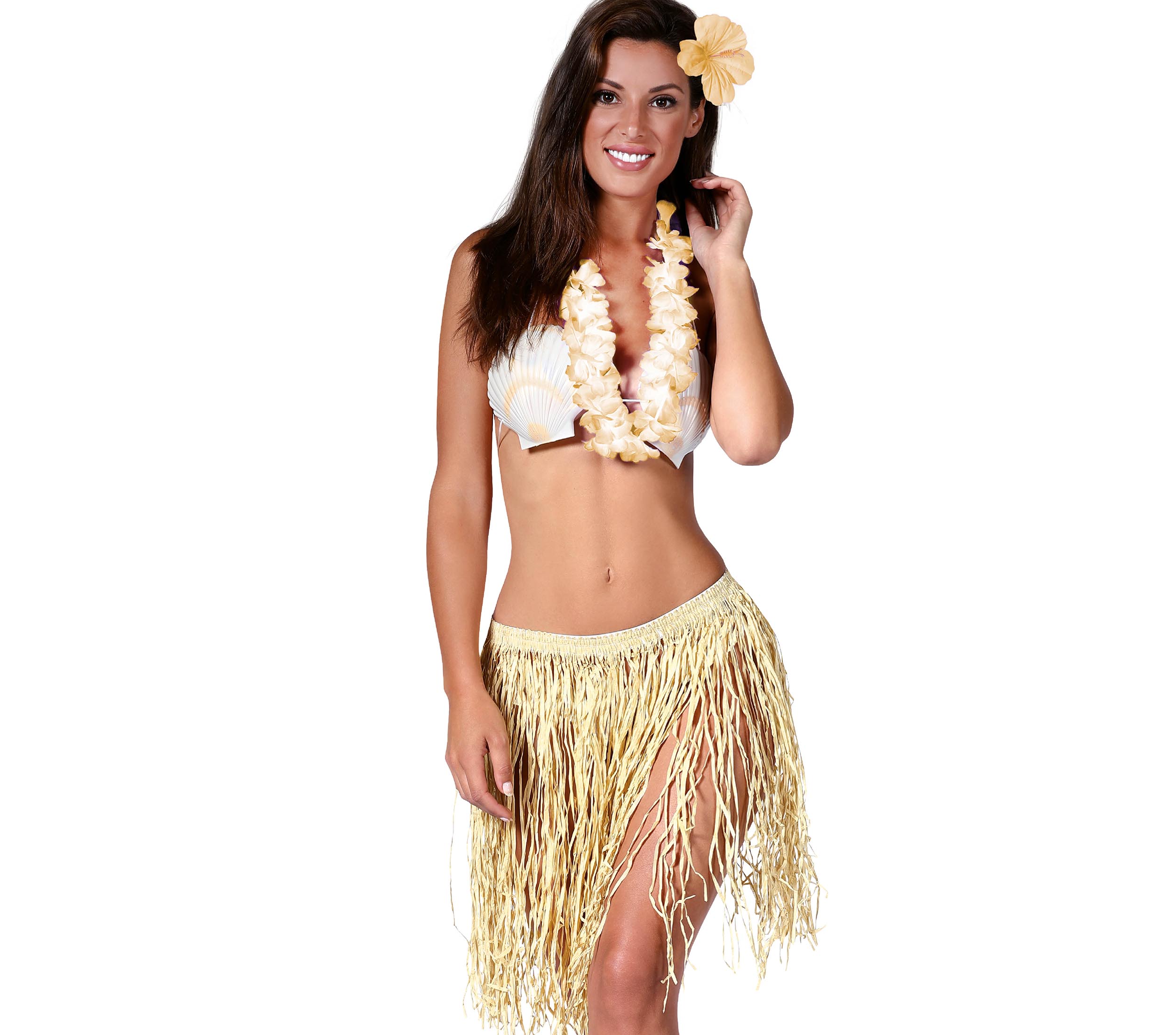 SET HAWAIIAN STRAW (3 PIEZAS )
