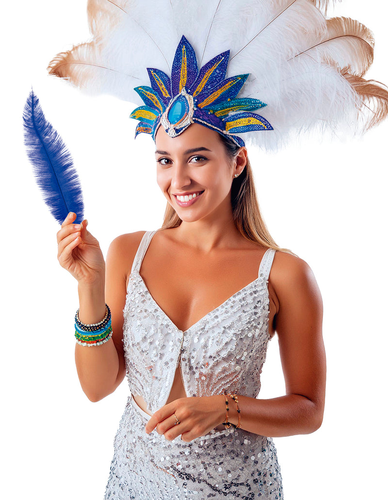 BAG 12 OSTRICH FEATHER BIG 40 CMS