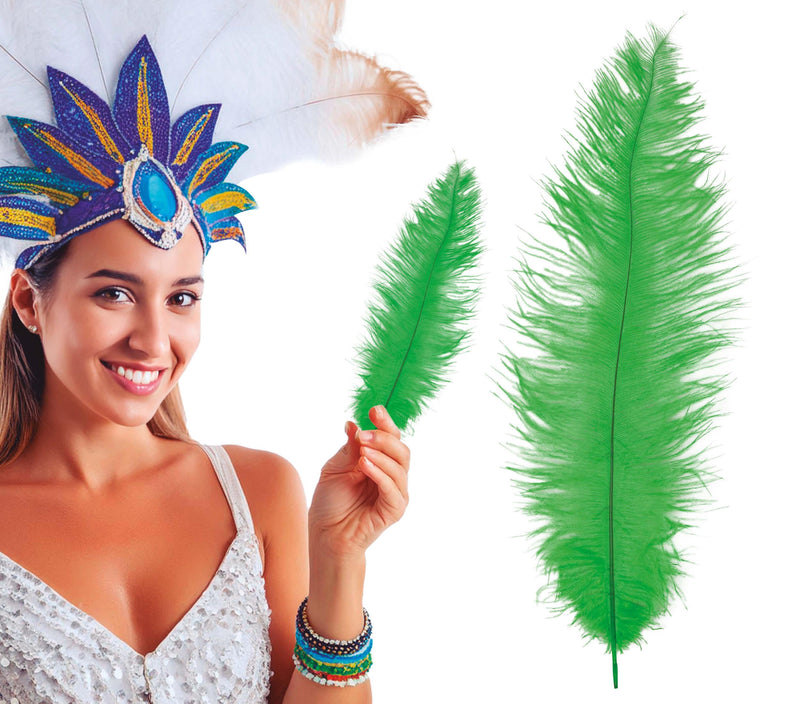 BAG 12 OSTRICH FEATHER BIG 40 CMS