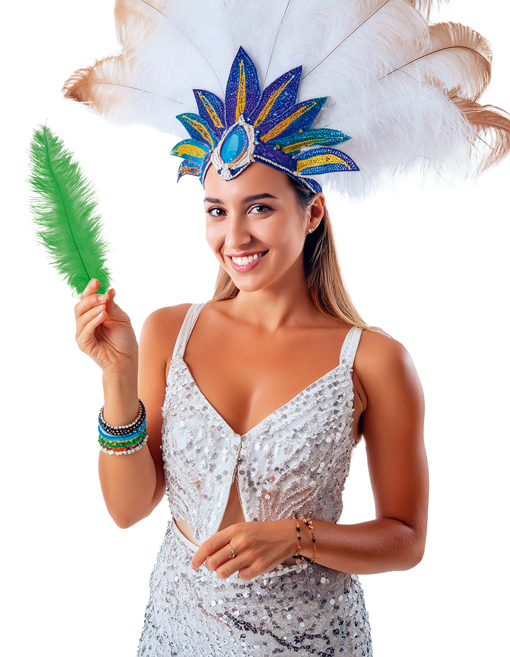 BAG 12 OSTRICH FEATHER BIG 40 CMS