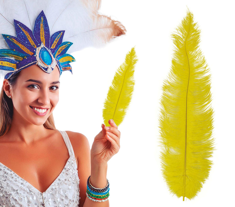 BAG 12 OSTRICH FEATHER BIG 40 CMS