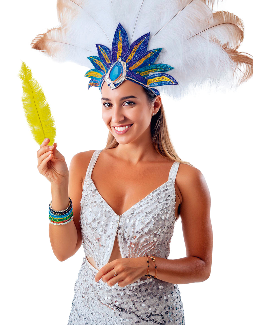 BAG 12 OSTRICH FEATHER BIG 40 CMS