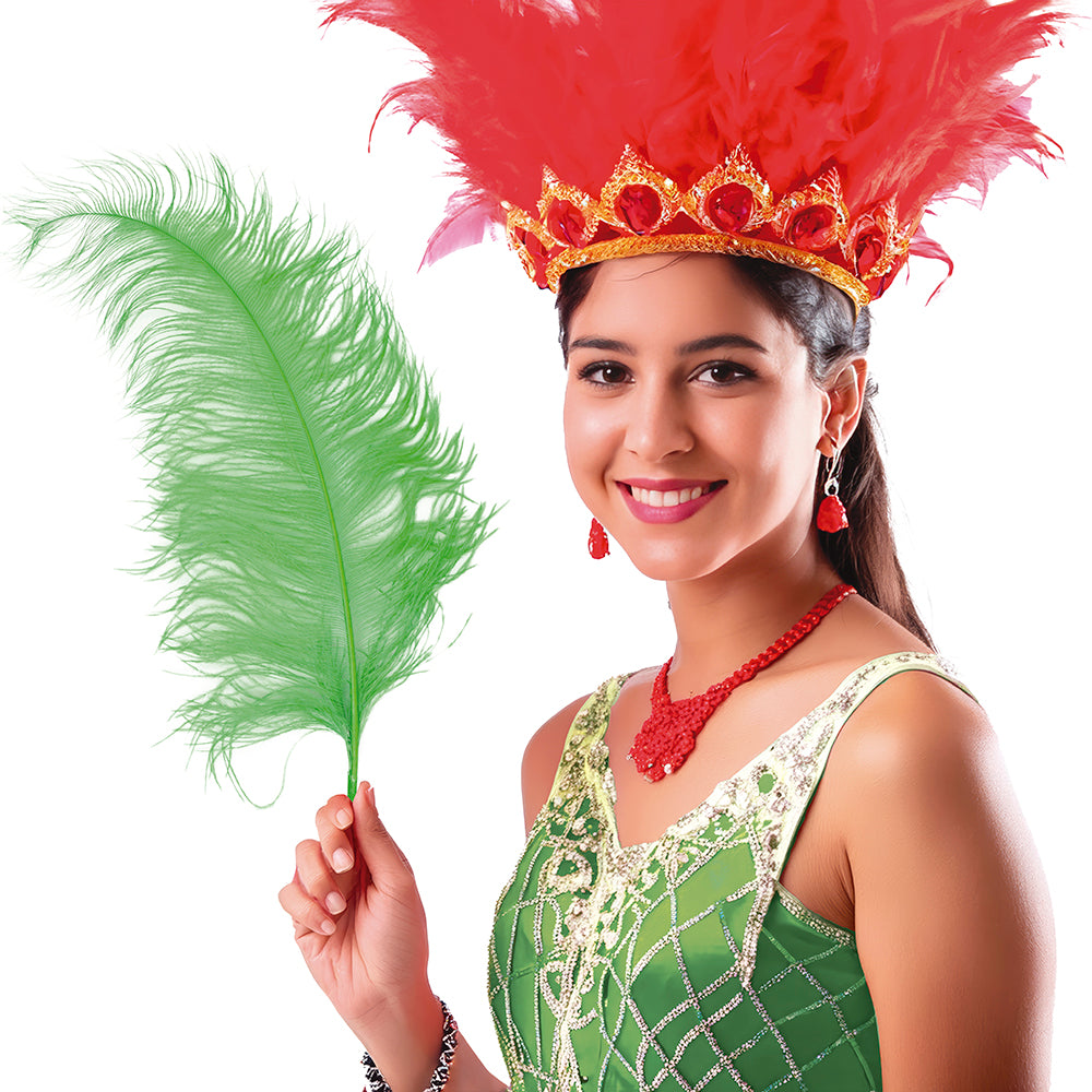 BAG 12 OSTRICH FEATHER GIANT 50 CMS.