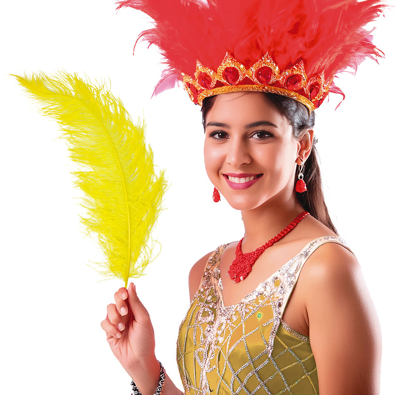 BAG 12 OSTRICH FEATHER GIANT 50 CMS.