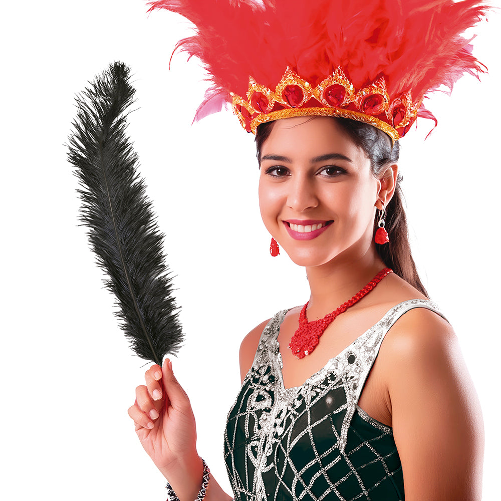 BAG 12 OSTRICH FEATHER GIANT 50 CMS.