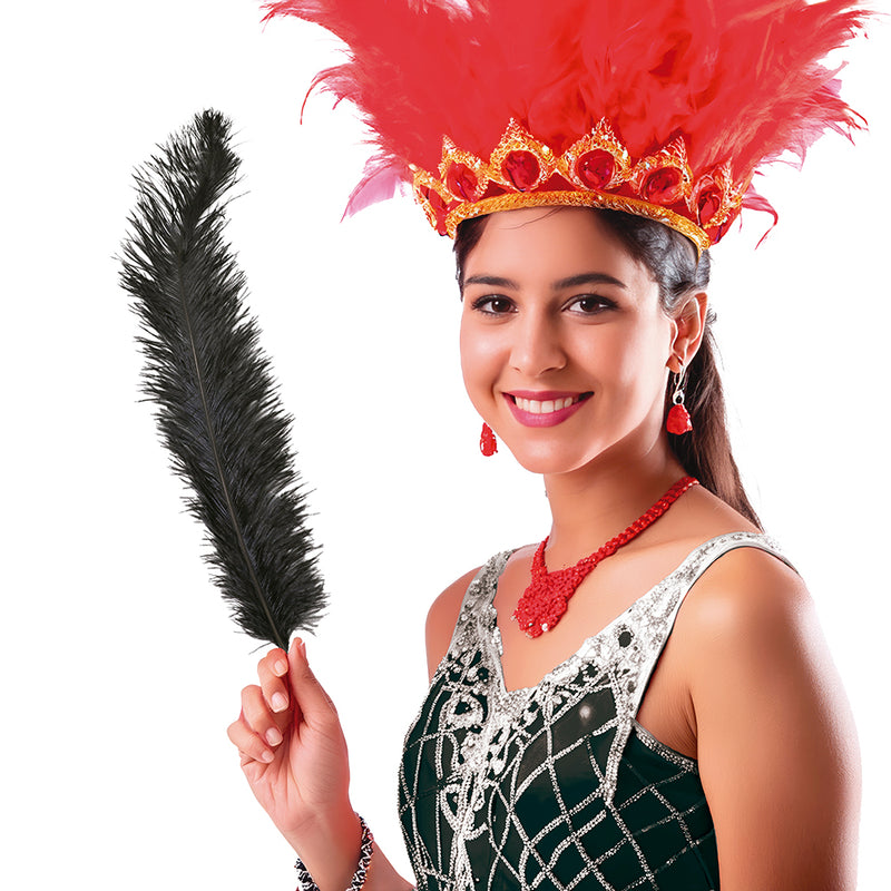 BAG 12 OSTRICH FEATHER GIANT 50 CMS.