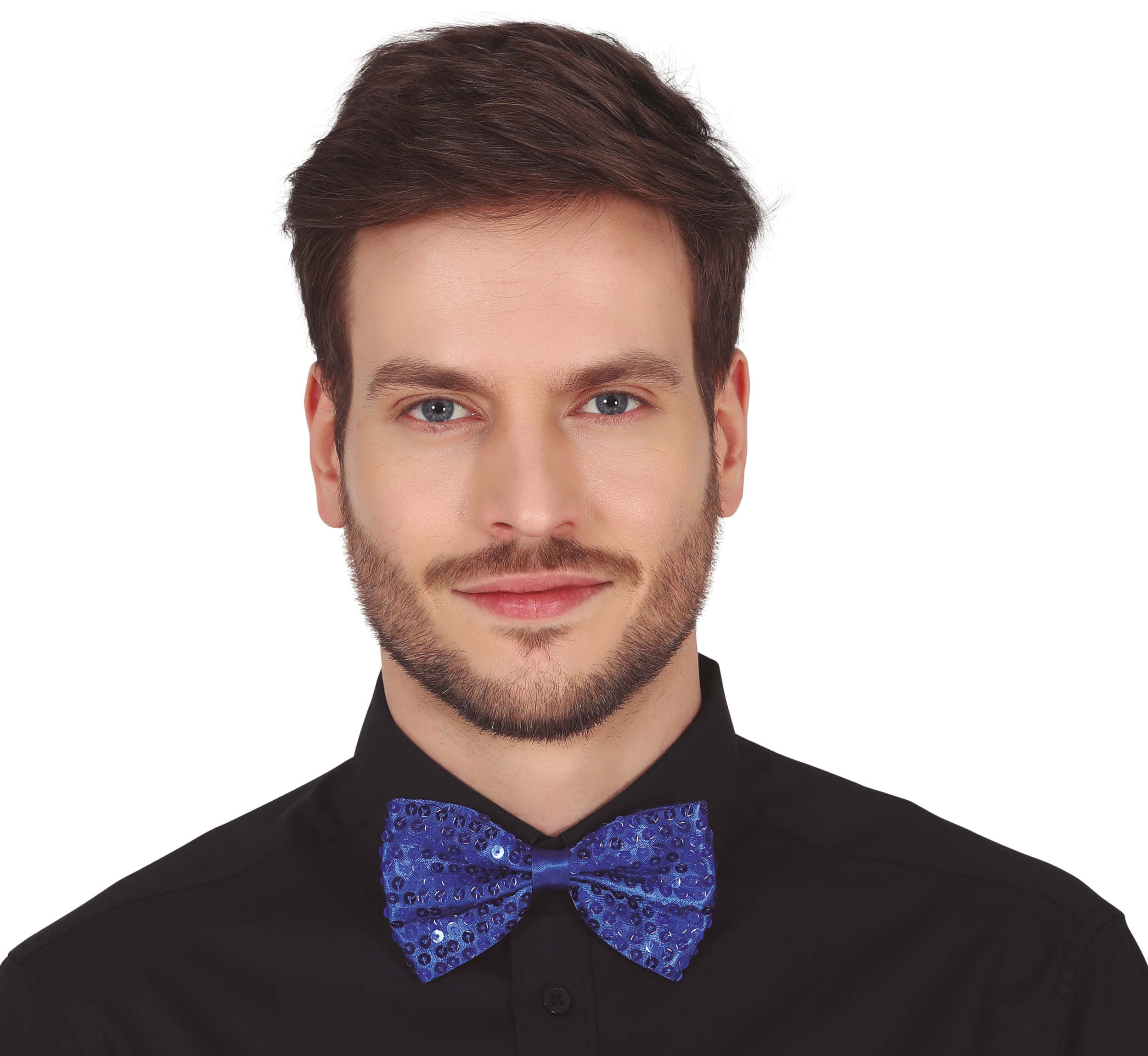 SEQUINED BOW TIE, 12 CM