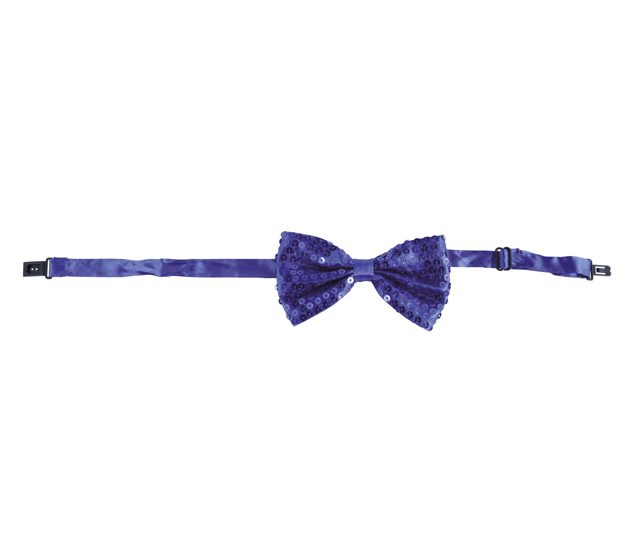 SEQUINED BOW TIE, 12 CM